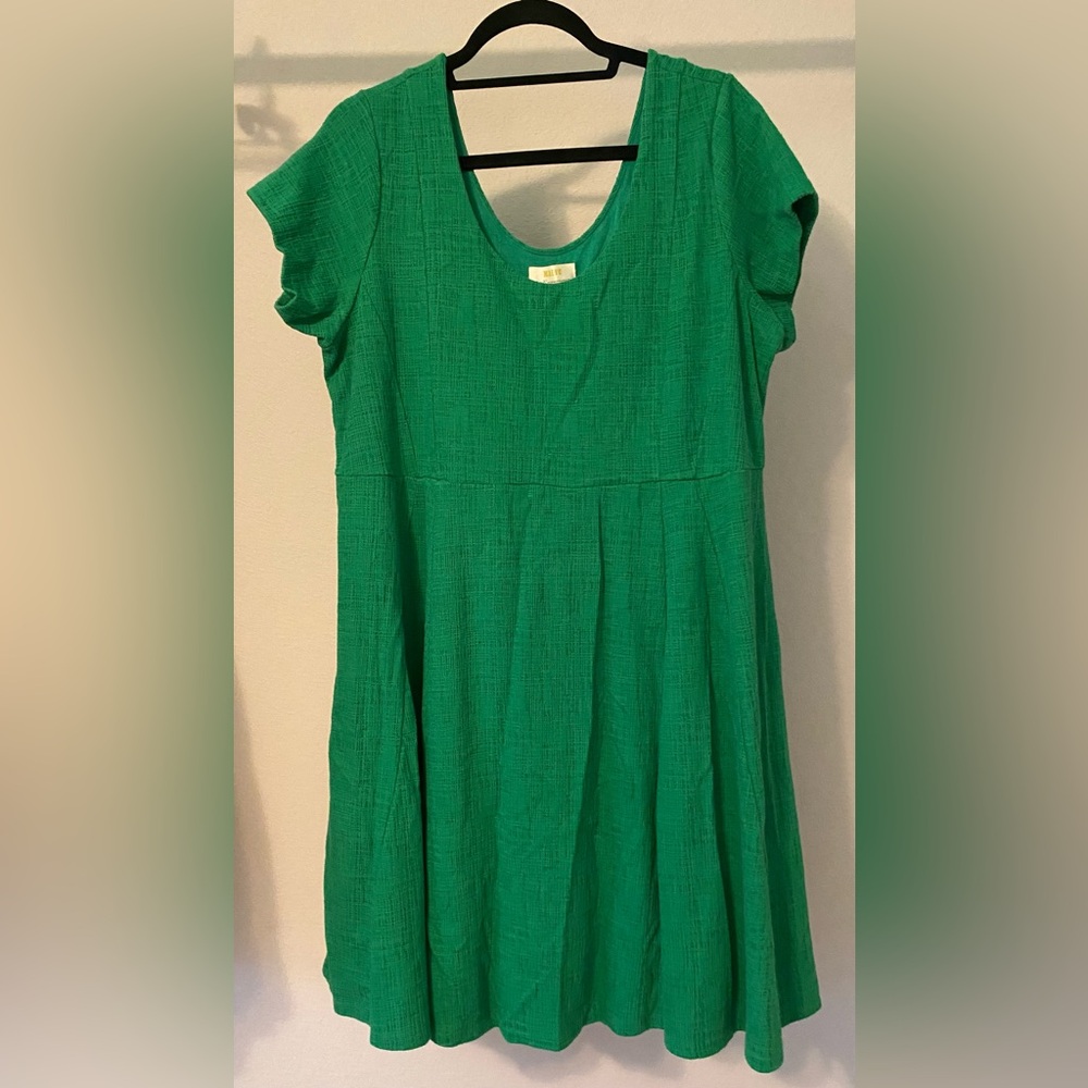 Anthropologie Green Casual Dress